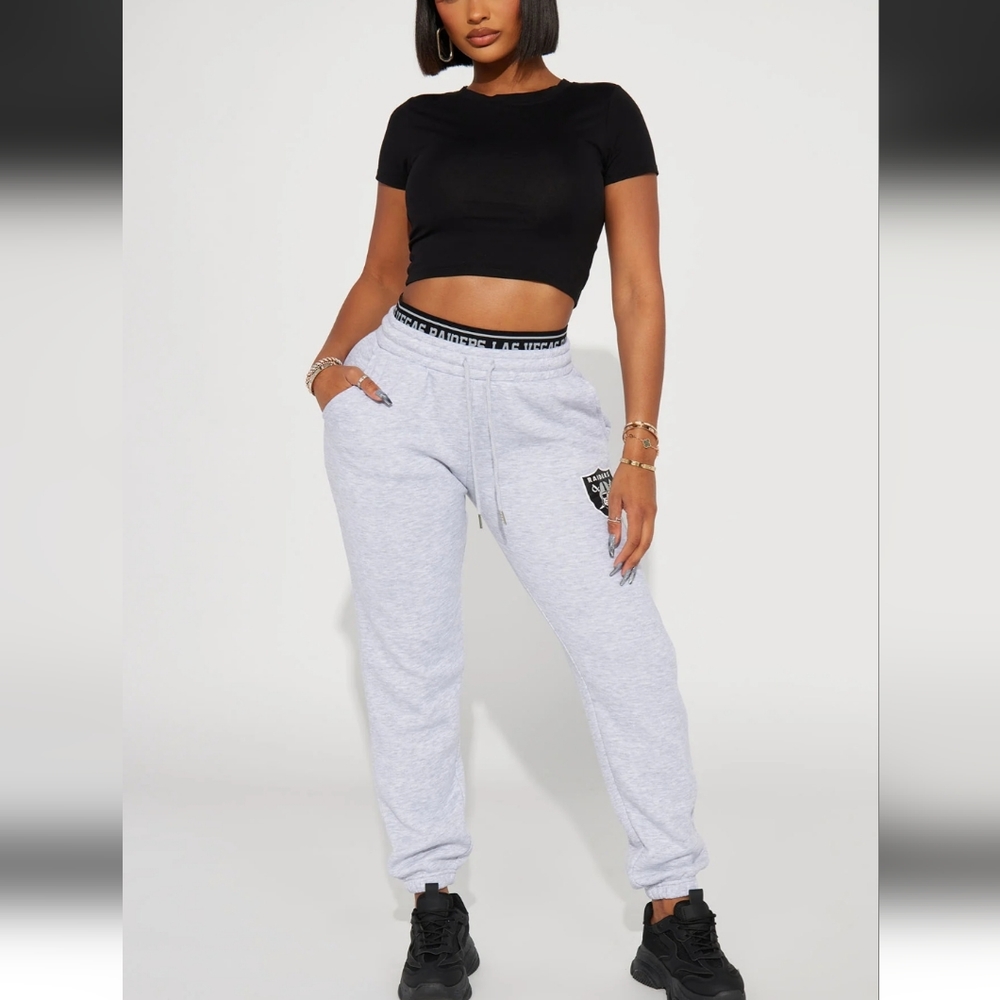 NFL apparel Heather grey joggers